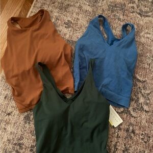 Cropped Active Tanks with Built in Bra Joylab Medium